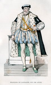 フランシス オブ ロレーヌ、第 2 代ギーズ公、フランスの軍人、政治家、16 世紀 1882 年 - 1884 年。 作： Micheler