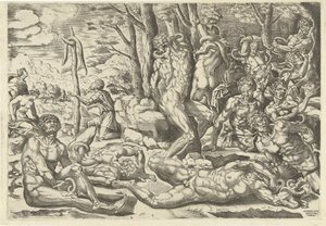 青銅の蛇の崇拝 作： Michiel Coxie (I) (attributed to)