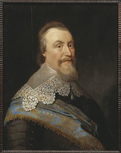 アクセル・オクセンシュティエルナ（オクセンシュティエルナ）伯爵（1583-1654）の肖像、ミエルベルト（Mierveld、Mireveldt）、ミシェル・ヤンシュ・ファン（Michiel Jansz.van）のワークショップによるものです。木に油彩。寸法：74x57.5cmストックホルム国立博物館 作： Michiel Jansz. van (studio of) Miereveld