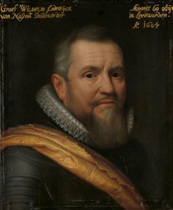 西フリジア語で私たちの父と呼ばれる、ナッソーのウィリアム・ルイ伯爵の肖像 作： Michiel Jansz van Mierevelt (workshop of)