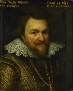 オレンジ公フィリップ・ウィリアム王子の肖像 作： Michiel Jansz van Mierevelt (workshop of)