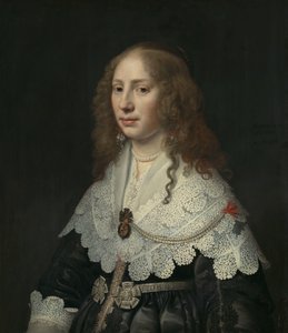 Aegje Hasselaerの肖像 Aegje Hasselaer（1617-64）の肖像 作： Michiel Jansz van Mierevelt