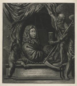 自画像、1685年。 作： Michiel van Musscher