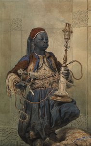 ヌビア、水パイプ付き、1862年