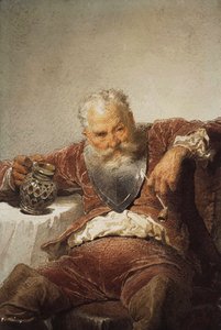 ワインのタンカードとパイプを持ったフォルスタッフ、1873年。