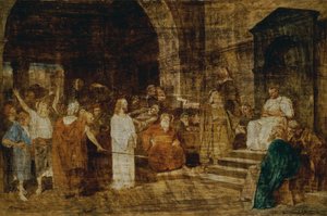 ピラトの前のキリスト 作： Mihály von Munkácsy