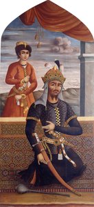 トゥラン国王アフラシヤブの肖像、1803年頃