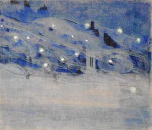 スパークス III、1906 年。 作： Mikalojus Konstantinas Čiurlionis