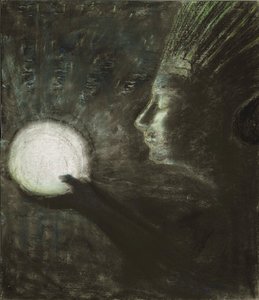 ミカロユス・コンスタンティナス (1875-1911) による友情。 紙にパステル、サイズ：73.4x63.5 作： Mikalojus Konstantinas Čiurlionis
