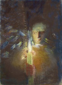 真実の部分 Ciurlionis、Mikalojus Konstantinas (1875-1911)。 紙にパステル、サイズ: 91x66.8