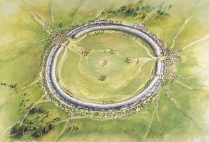 ストーンヘンジ フェーズ 1、紀元前 30 世紀、1990 ～ 2010 年頃 作： Mike Seaforth