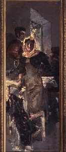 スペイン (スペイン) - Mikhail Alexandrovich Vrubel (Vrubel) (1856-1910) による絵画、キャンバスに油彩 作： Mikhail Aleksandrovich Vrubel
