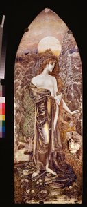 哲学 (哲学) - ミハイル アレクサンドロヴィッチ ヴルベル (ヴルベル) (1856-1910) の作品、水彩 作： Mikhail Aleksandrovich Vrubel