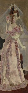 グランドピアノでのNadezhda Zabela-Vrubelの肖像 作： Mikhail Aleksandrovich Vrubel