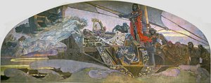 夢の王女遠い王女1896 作： Mikhail Aleksandrovich Vrubel