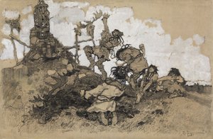 崇拝する偶像 作： Mikhail Dmitrievich Ezuchevsky