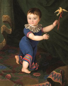 子供の頃の伯爵ドミトリニコラエビッチシェレメーチ1803-1871の肖像、1805年。