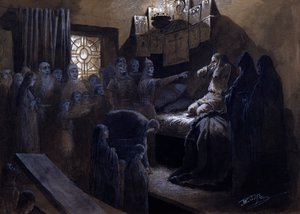 19世紀または20世紀初頭のイヴァンザテリブルアンドゴーストオブザヴィクティムス 作： Mikhail Petrovich Klodt