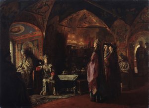 ツァレヴナの住居、1878年 作： Mikhail Petrovich Klodt Baron