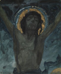 十字架上のキリスト 作： Mikhail Vasilievich Nesterov