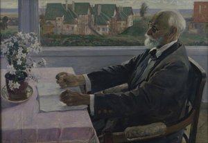 生理学者、心理学者、および医師の肖像Ivan P. Pavlov 1849-1936、1935 作： Mikhail Vasilievich Nesterov