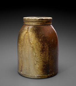 ジャー、c。 1881-1892（すべり釉石器） 作： Milton Russell (attr.to) Stoker