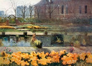 オランダ庭園、ケンジントン宮殿 作： Mima Nixon