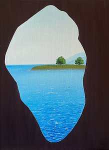 湖の眺め 作： Mimi_art
