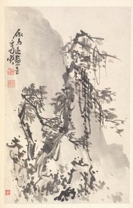 馬元のマナーの風景、1788年。 作： Min Zhen