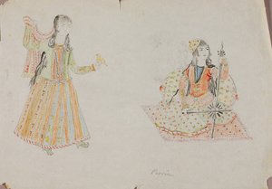 ペルシャの女性 作： 鉱夫キルボーン・ケロッグ