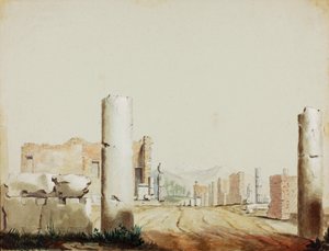 イタリア、ポンペイ 作： Miner Kilbourne Kellogg