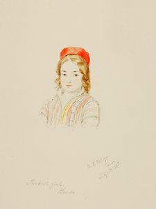 トルコの少女、ブルーサ 作： 鉱夫キルボーン・ケロッグ