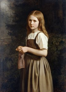 少女編み、1854