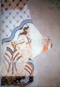 女性像（フレスコ画 作： Minoan