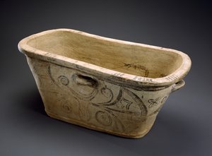 Larnax（バスタブと棺）または「アッシュチェスト」 作： Minoan