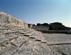 ファイストス遺跡の眺め（紀元前2700～1200年 作： Minoan