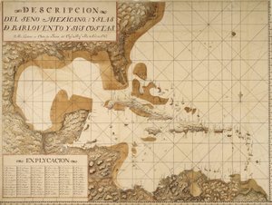 メキシコ湾とカリブ海諸島の海図 作： Miol Polo