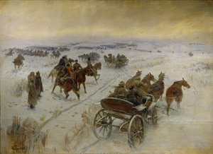 イェゴリクスカヤの戦い、1928～1929 年 作： Mitrofan Borisovich Grekov