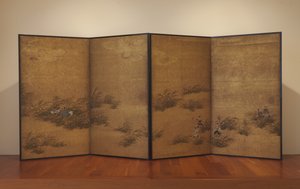 伊勢物語』の一場面 作： Mitsuyoshi (Kyuyoku) (1539 1613) Tosa