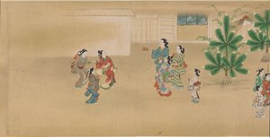12か月の祭典、1682〜1752年 作： Miyagawa Chōshun