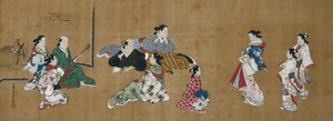 エンターテインメントシーン 作： Miyagawa Chōshun