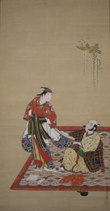 侍 案ｄ 若衆 節 と 若衆、 エアｒｌｙ １８ｔｈ 線つｒｙ。 作： Miyagawa Issho