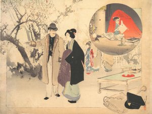 てぇ で門 後ＬＤ 金色 夜叉、 か。 １９０３。 作： Mizuno Toshikata
