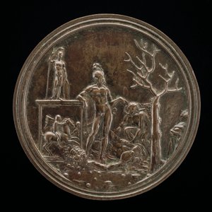 1507 年以前のゴリアテに対するダビデの勝利。 作： Moderno