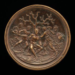 オルフェウスの死、15 世紀後半から 16 世紀初頭。 作： Moderno