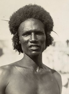 ファシストの時代に帝国を築く。クナマの若者、1936年9月5日（モノクロ写真 作： Modestino Baldinetti