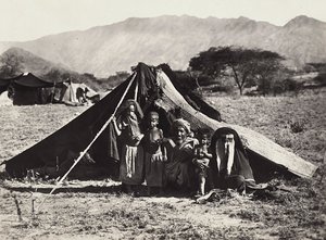 ファシストの時代に帝国を築く：ラスカイダの家族 1936年09月05日（モノクロ写真 作： Modestino Baldinetti