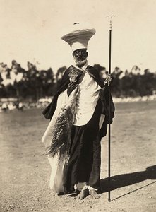 ファシストの時代に帝国を築く：cascì burrù, 09/05/1936（モノクロ写真 作： Modestino Baldinetti