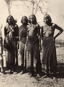 ファシストの時代に帝国を築く：クナマ族の女性たち 1936年09月05日（モノクロ写真