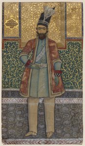 Nâsir-od-din Shah の肖像 作： Mohammed (attr.to) Esfahani